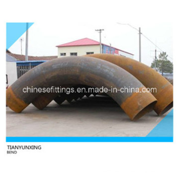 10d Longitudinal Welded Pipe Steel Bend sin pintura con tangente